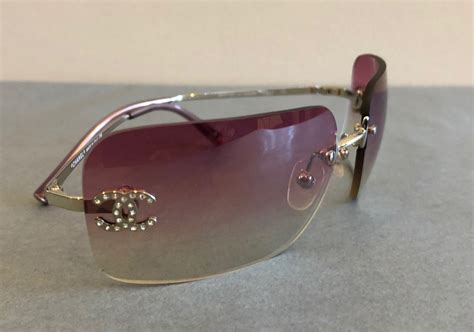 chanel rimless sunglasses women.